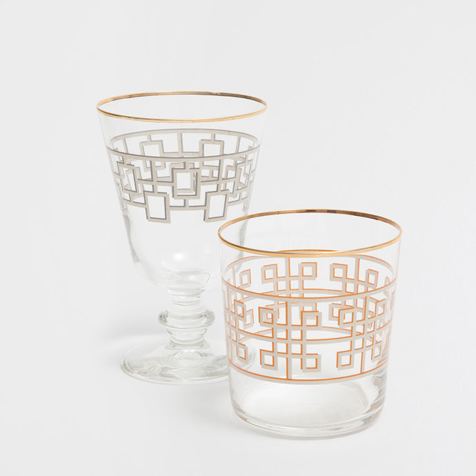 geometric-glassware